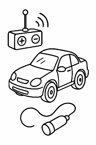 RC Auto mit Fernbedienung