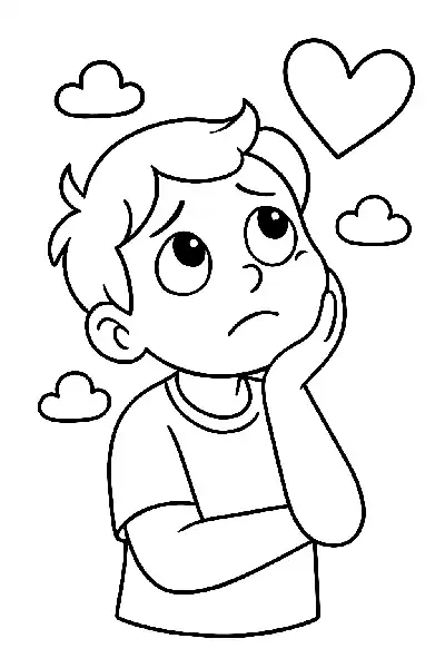 Sehnsucht und Liebe in Wolken