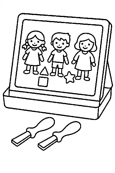 Magnetisches Spielzeug für Kinder