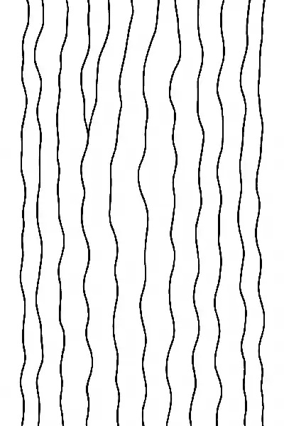 Wellenmuster auf Baumrinde