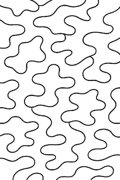 Kreatives Camouflage-Muster zum Ausmalen