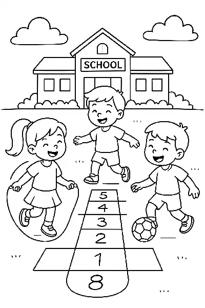 Spielplatzspaß mit Freunden