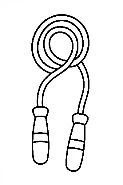 Springseil zum Ausmalen