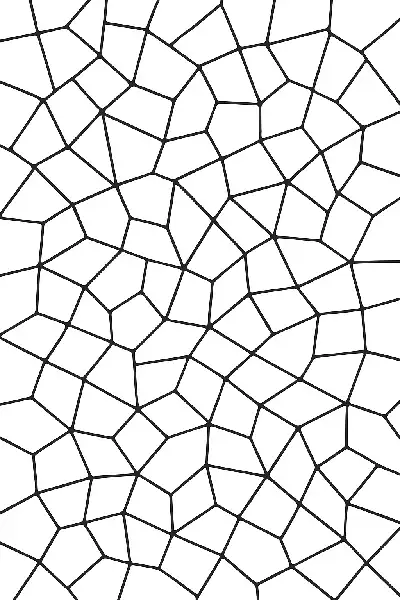 Abstraktes Mosaik in Schwarz-Weiß