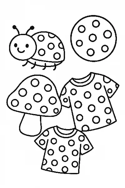 Punktefreude in Schwarz und Weiß