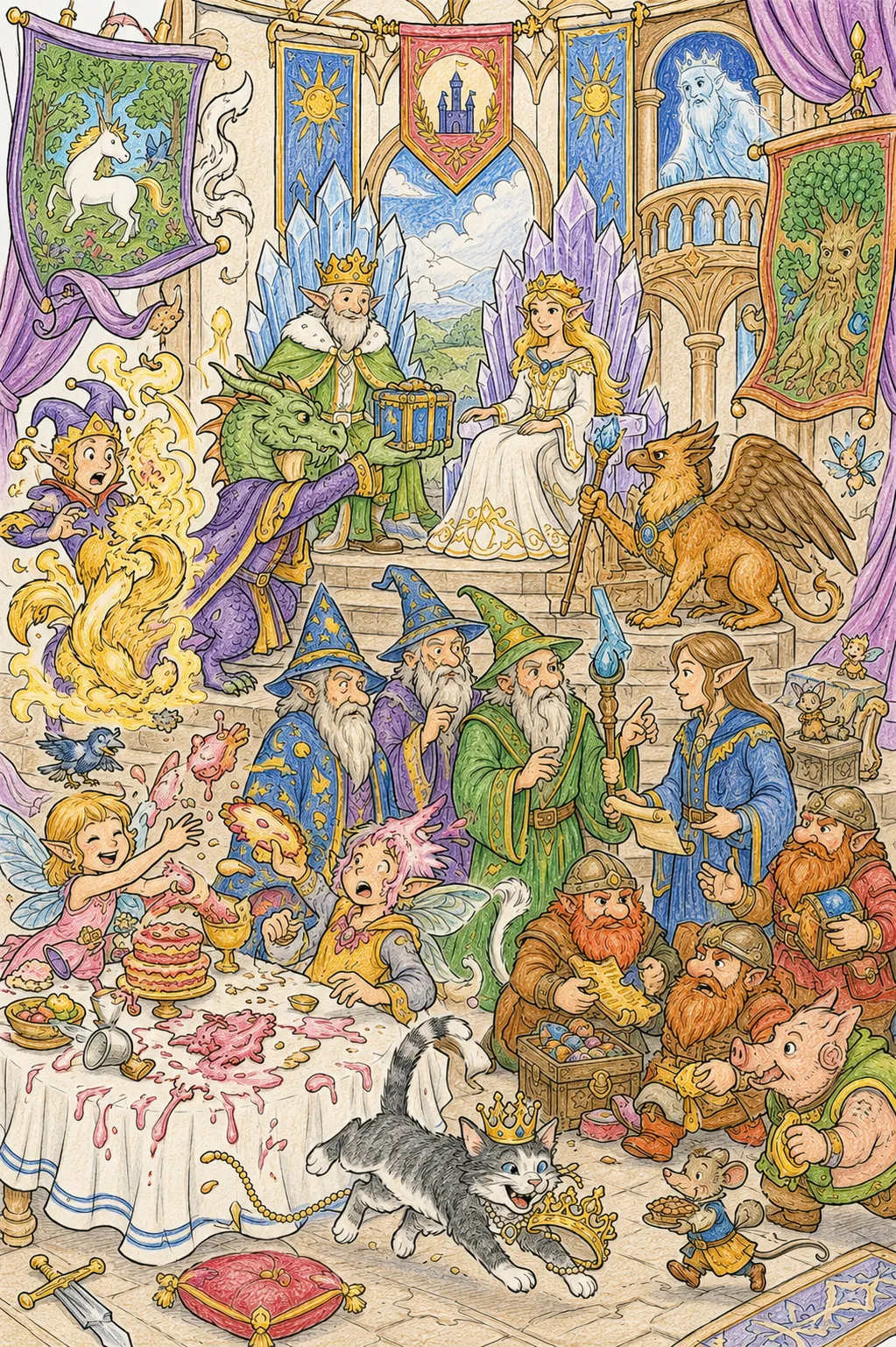 Wimmelbild: Der Magische Königshof