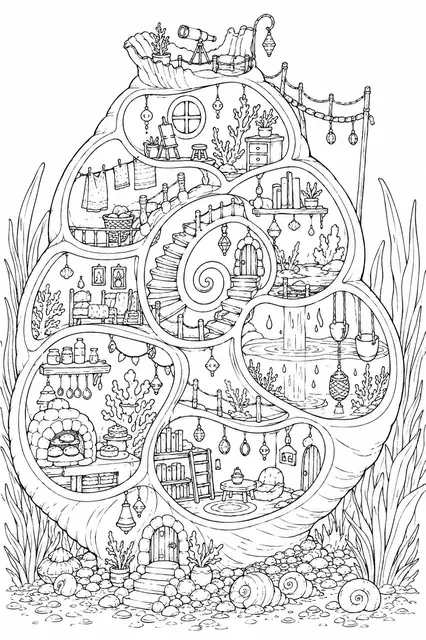 Die Spiralmuschel-Stadt