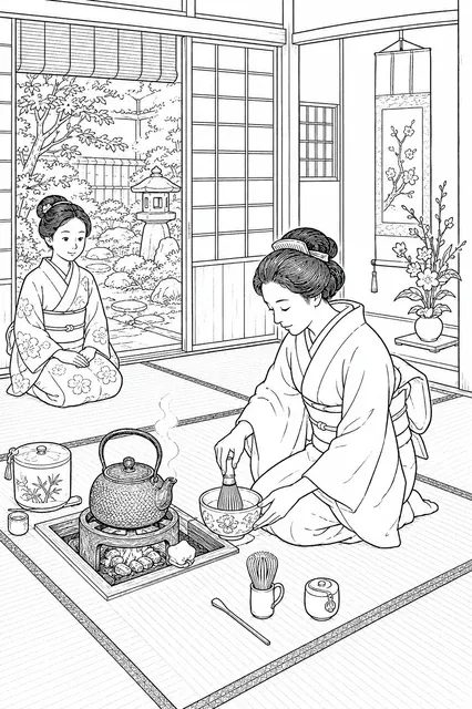茶亭中日本茶道的静谧之美