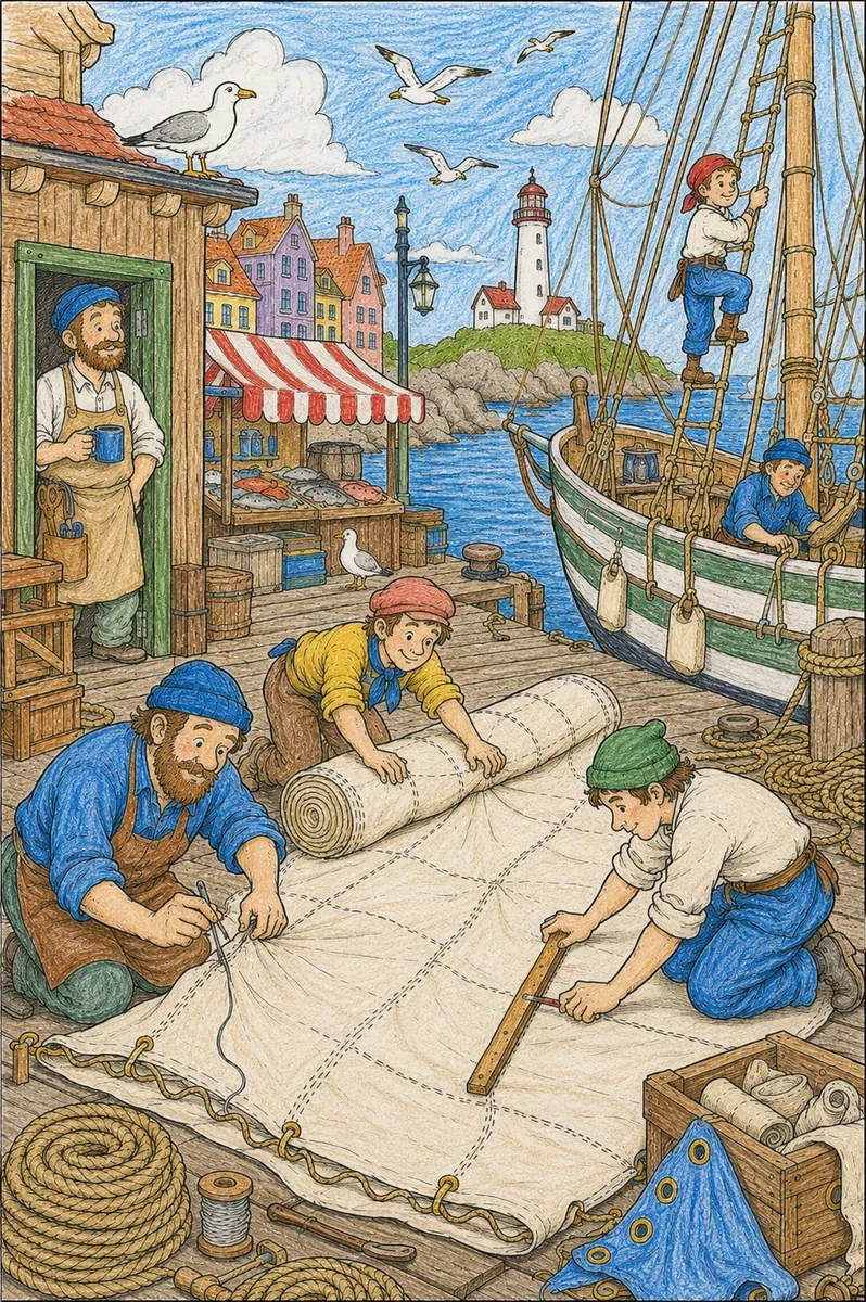 Im Segelmacher-Hafen