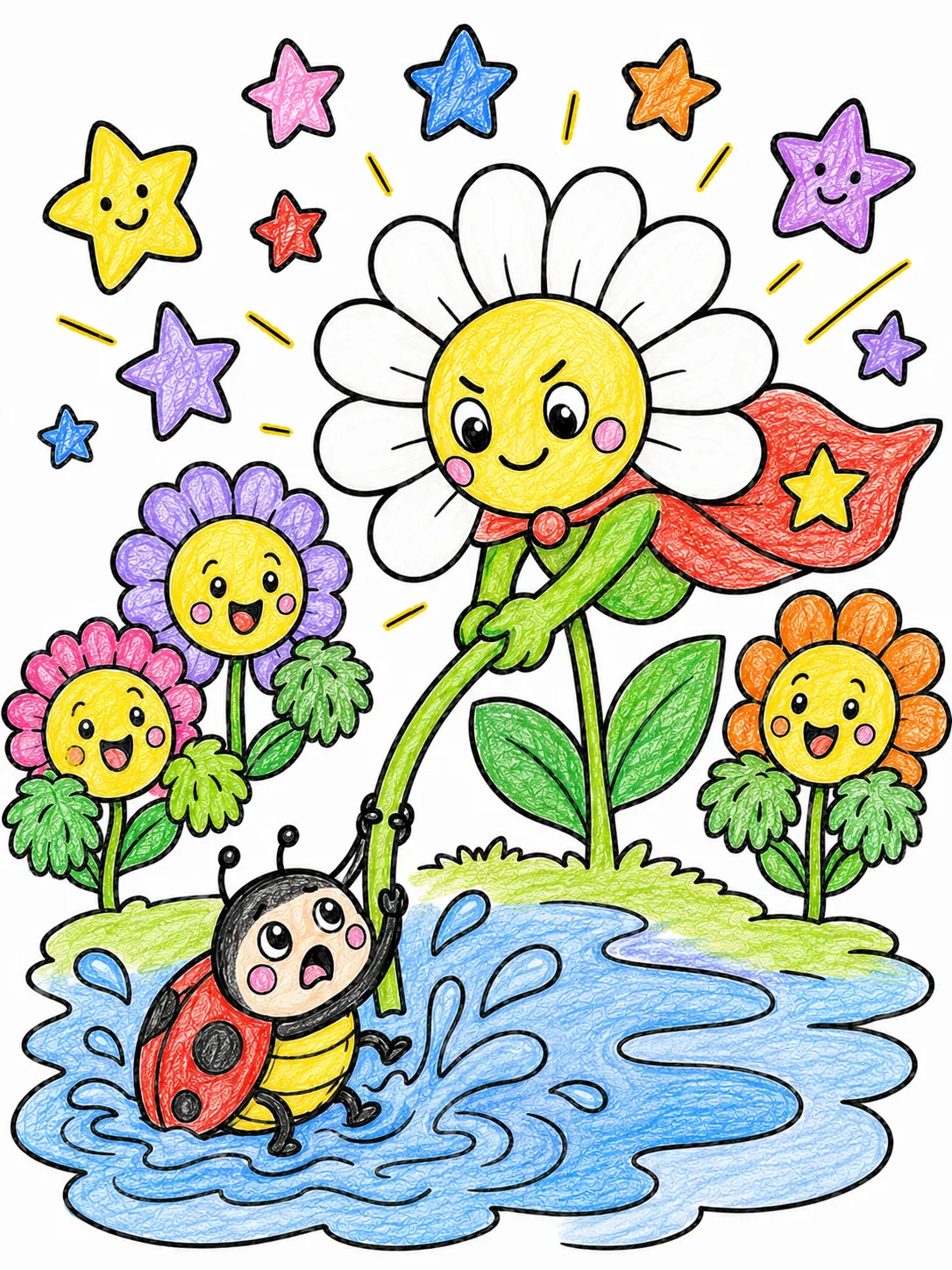 郁金香厨师煮花朵汤