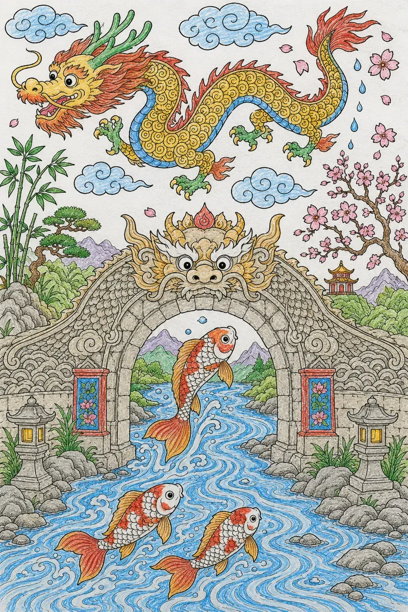 Der Koi am Drachentor