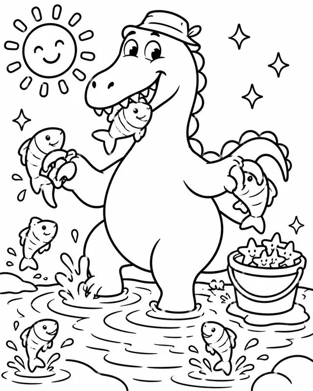 Der Baryonyx — der geborene Fischer