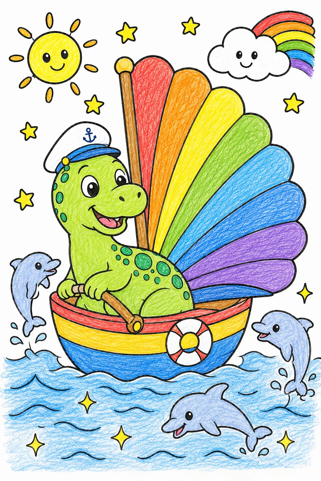 Der Spinosaurus als Segler