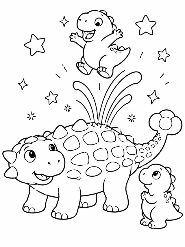 Der Ankylosaurus als Sprungbrett