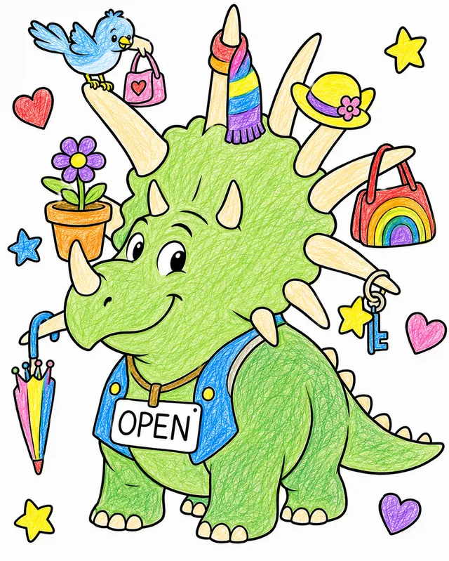 Der Styracosaurus als Kleiderhaken – So könnte es aussehen