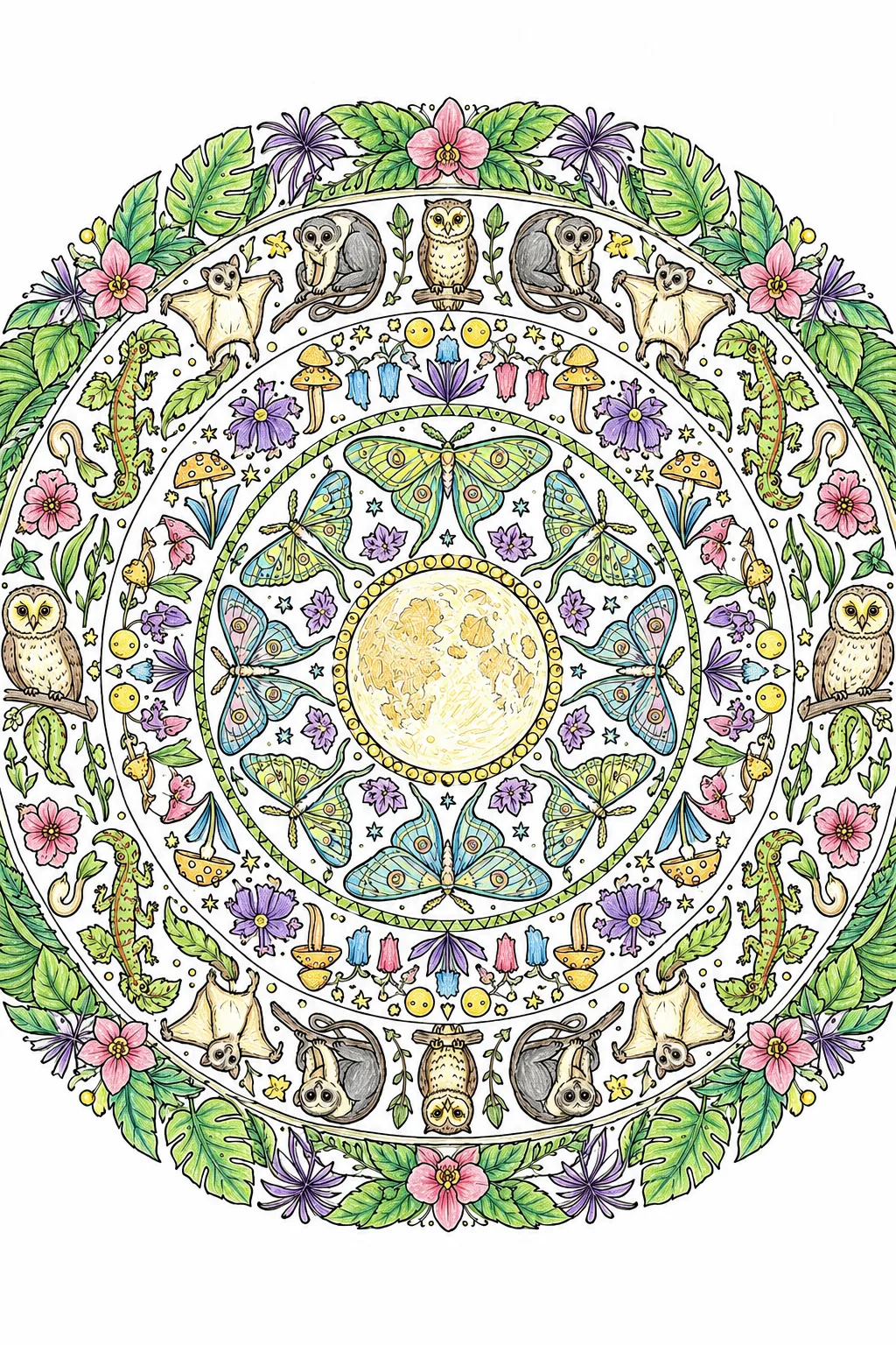 丛林夜晚曼陀罗
