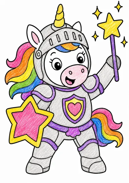 Das Einhorn in der Ritter-Rüstung – So könnte es aussehen