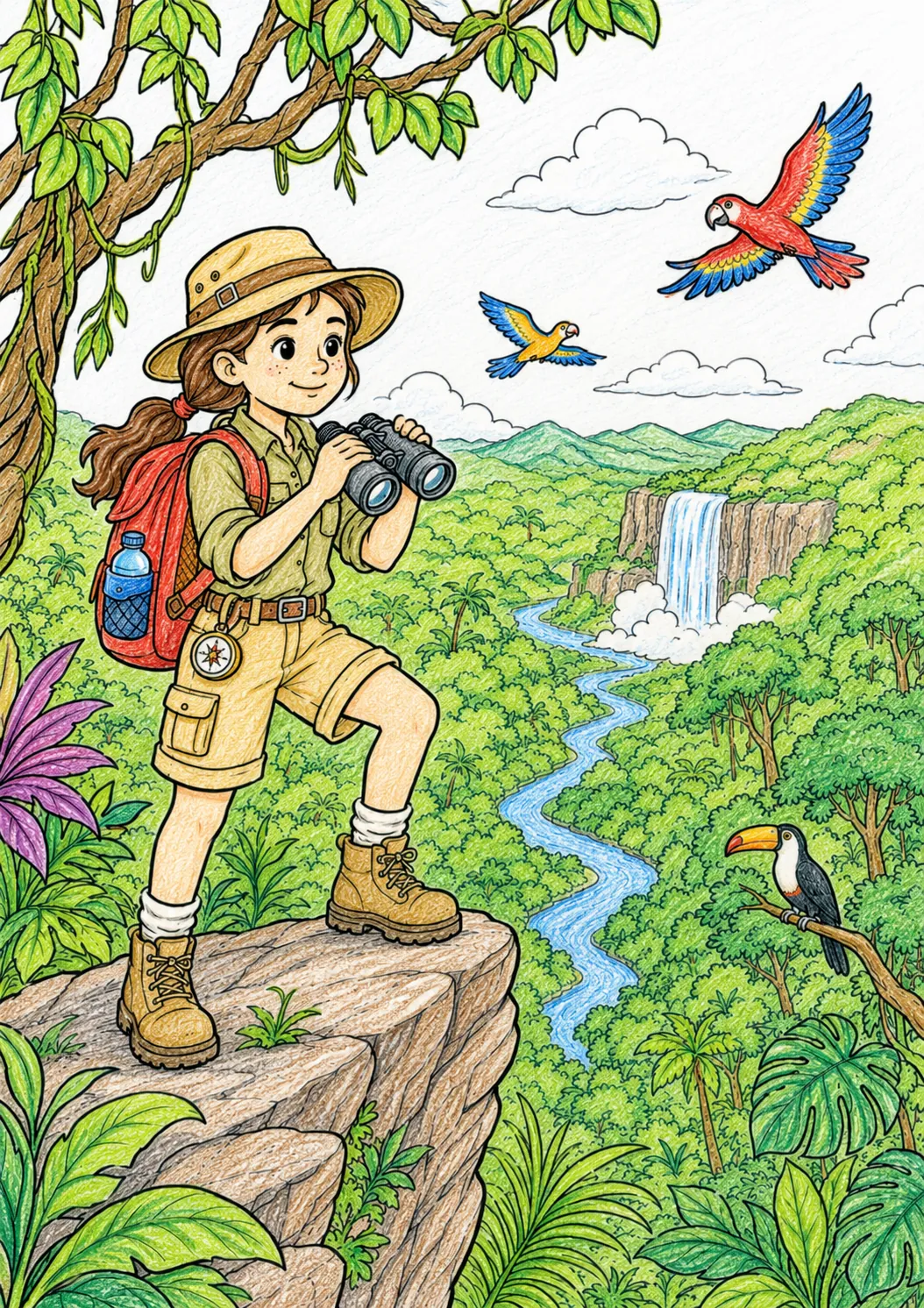Entdeckerin erkundet ein verborgenes Dschungeltal im Amazonas