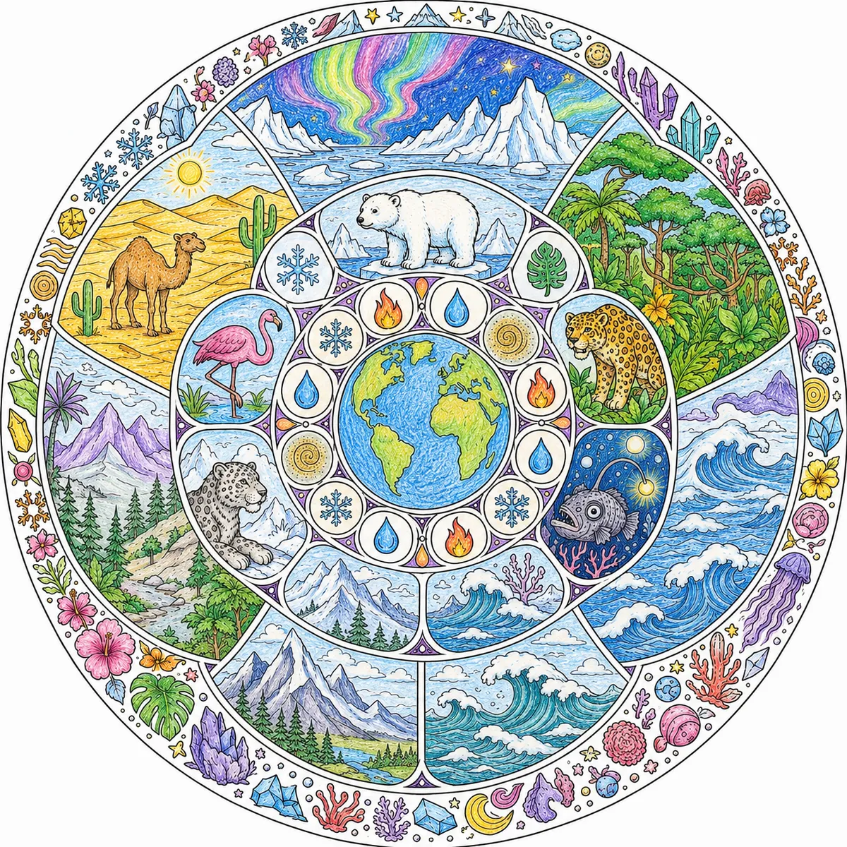 Extreme-Welten-Mandala