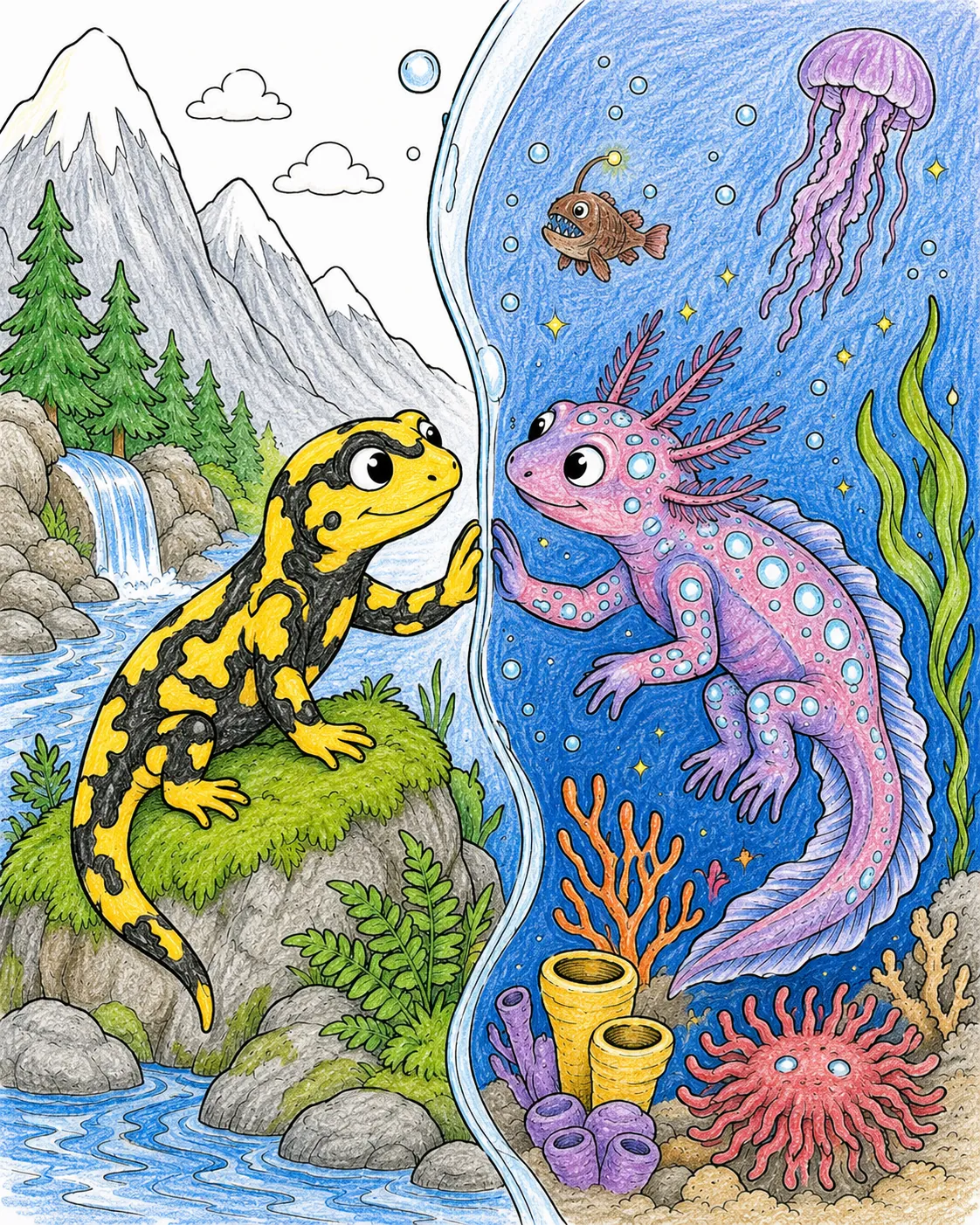 Mountain Salamander Meets Deep Sea Salamander