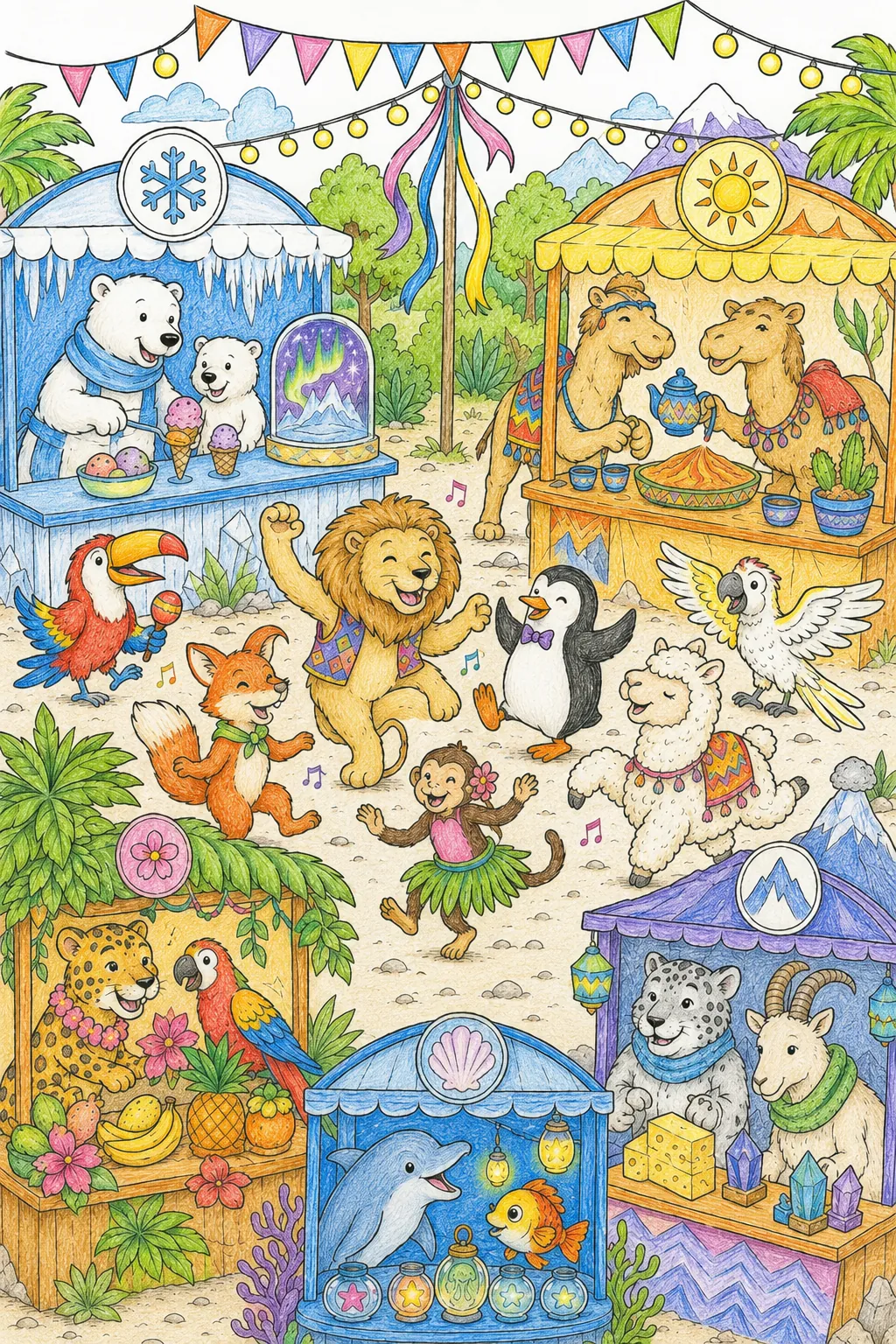 Natural Wonders Festival: All Extreme Zone Animals Together