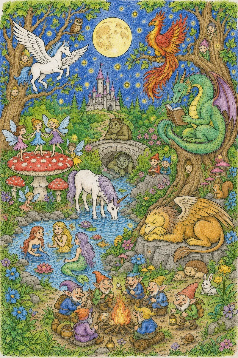 神奇生物寻找图：月亮森林