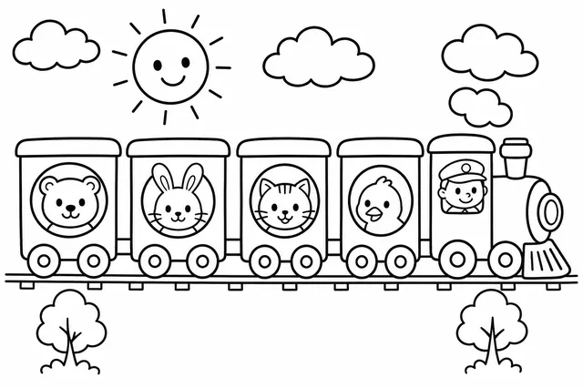 Der kleine bunte Zug
