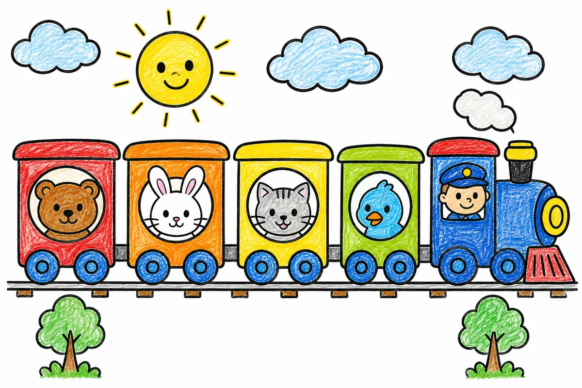 Der kleine bunte Zug