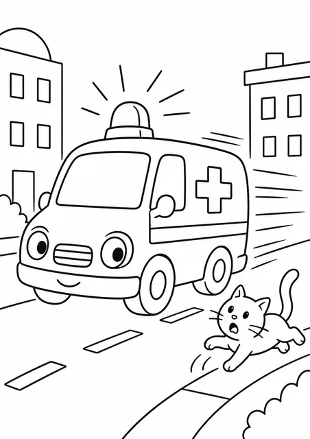 救护车火速赶去救援
