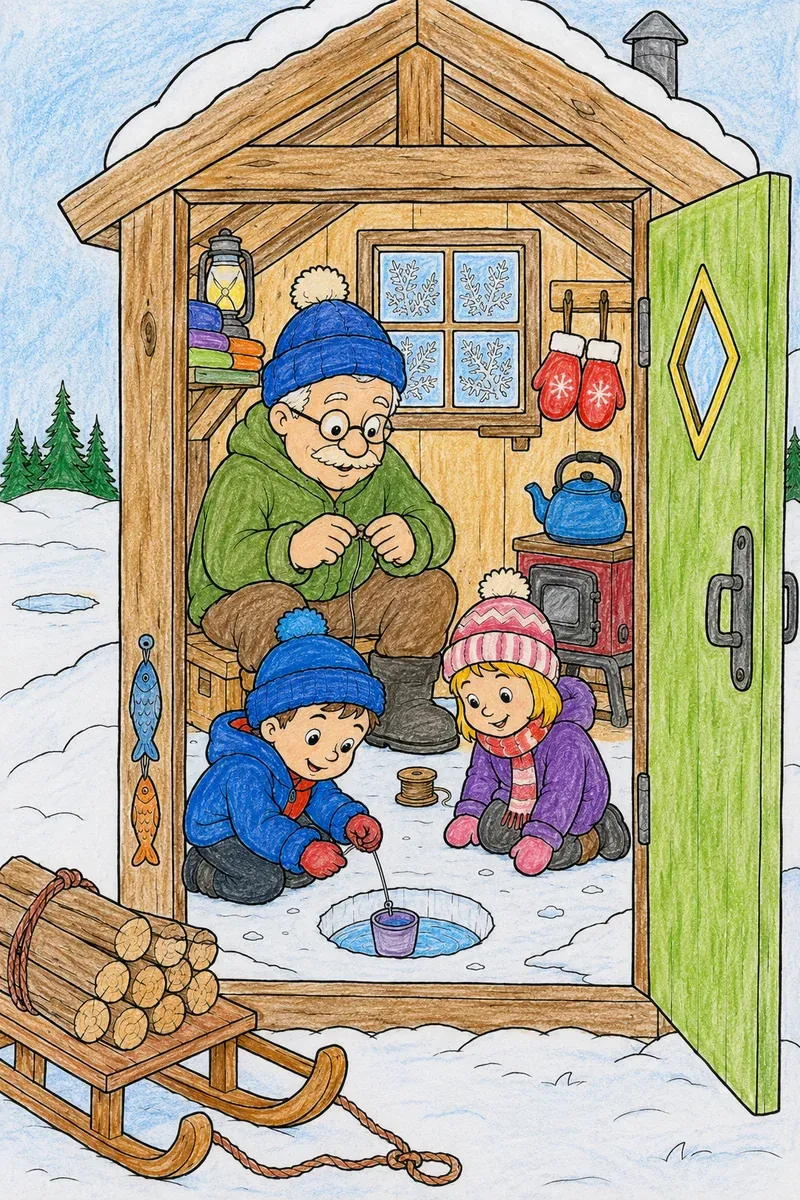 Die Eisfischerhütte