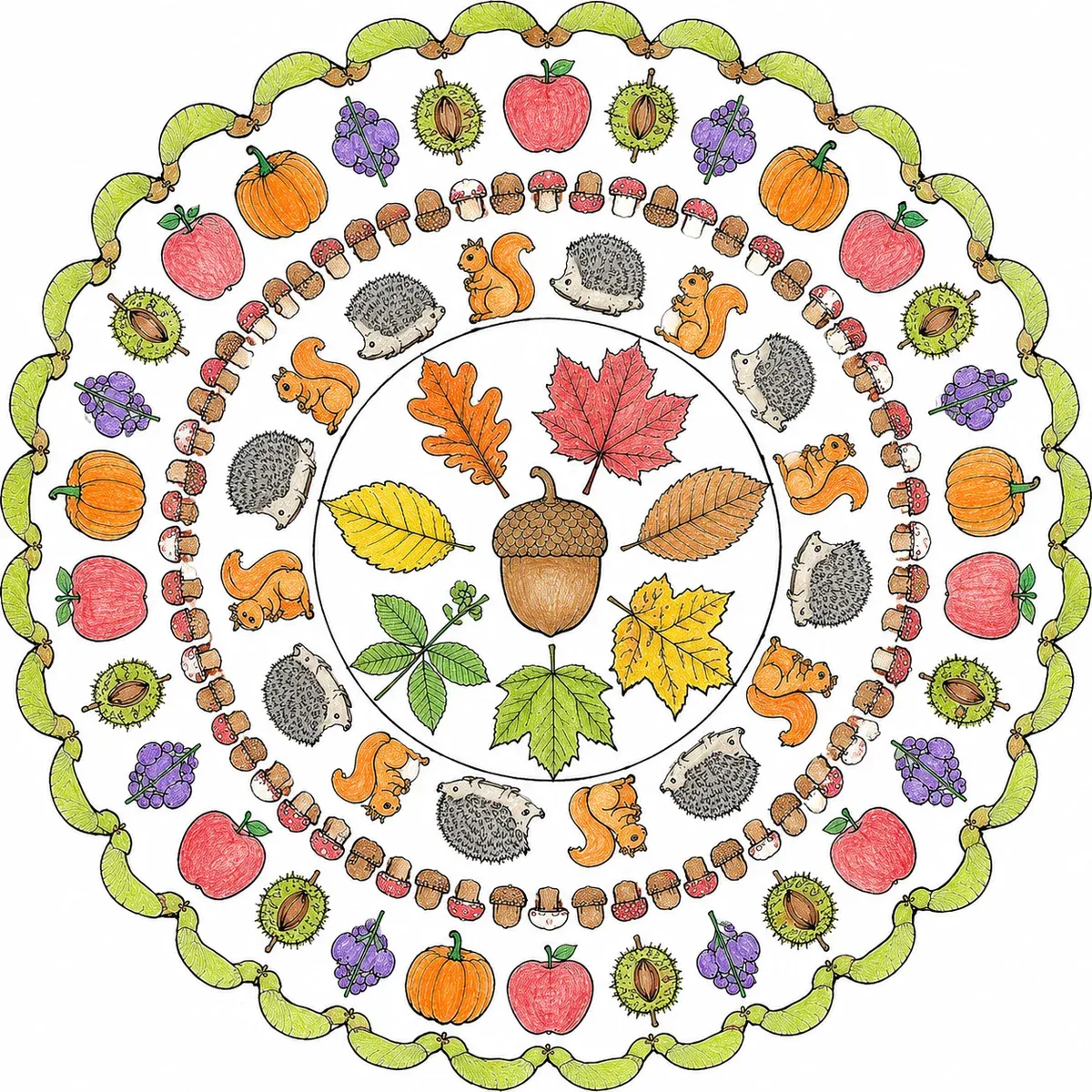 Das Herbst-Mandala