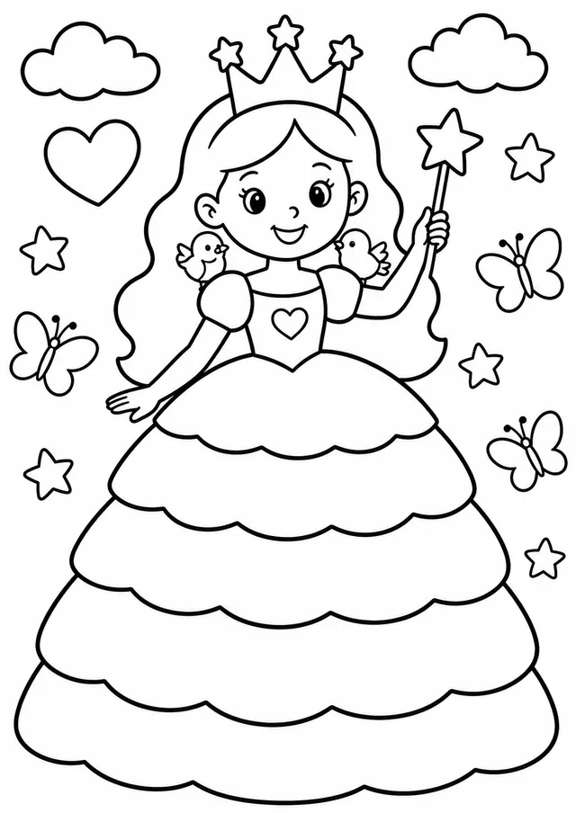 Die Prinzessin im Ballkleid