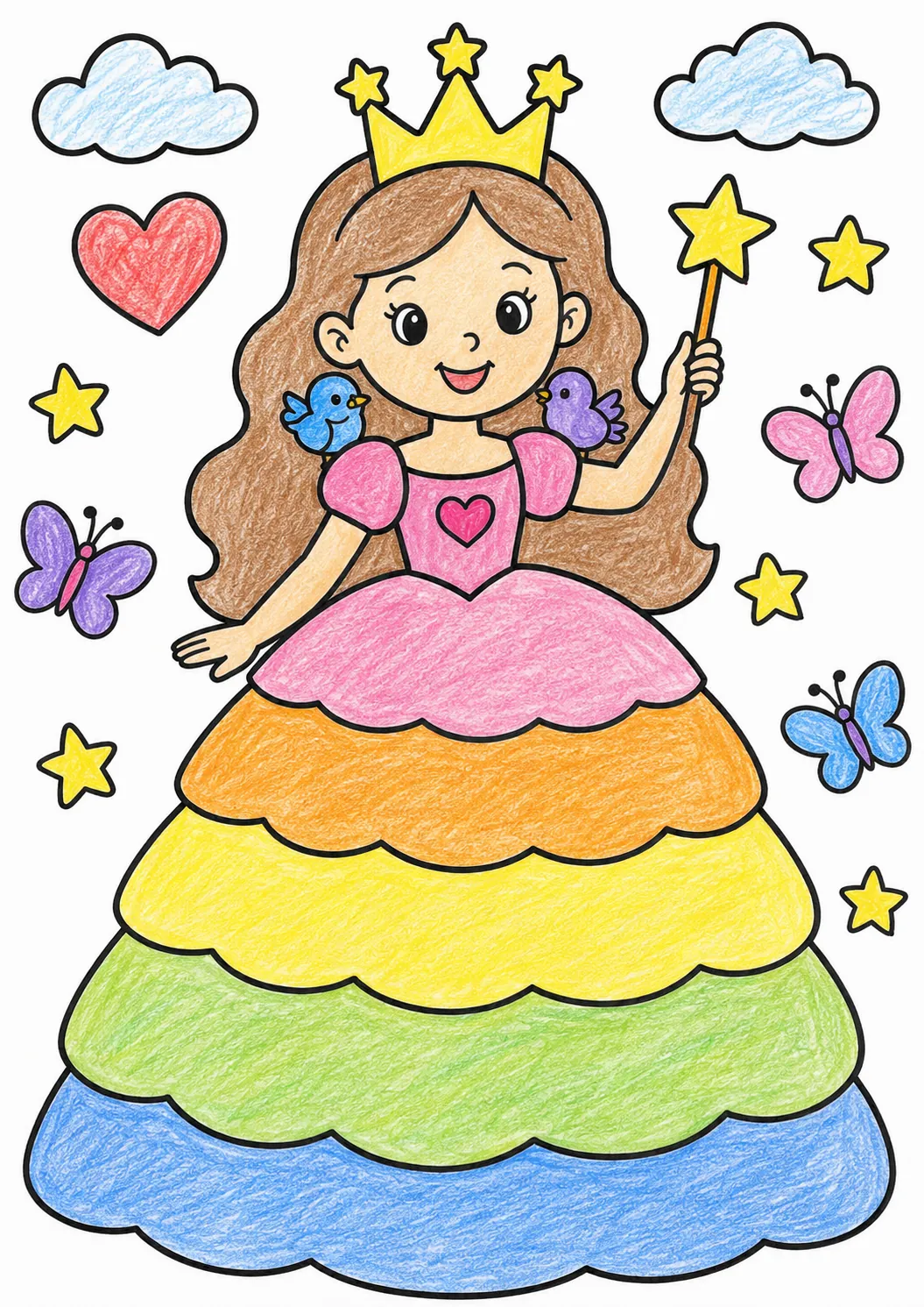Die Prinzessin im Ballkleid
