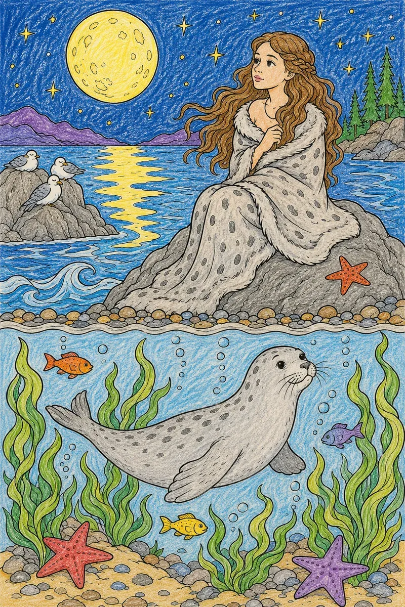 Die Selkie auf dem Mondfels