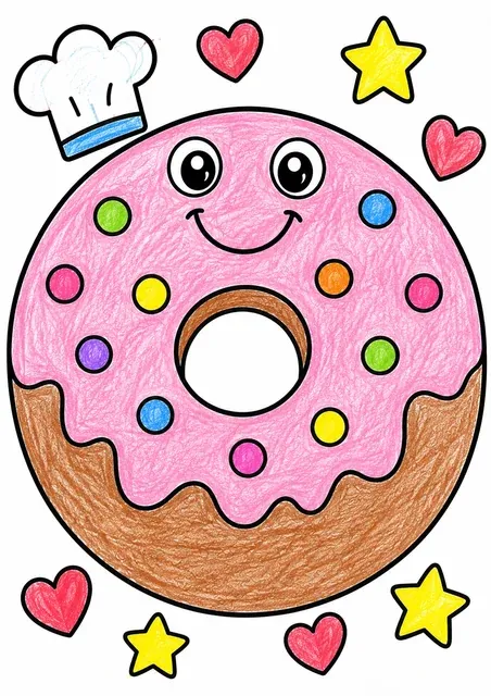 Der große Donut mit Streuseln – So könnte es aussehen