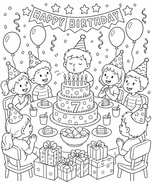 Der Kindergeburtstag mit Torte