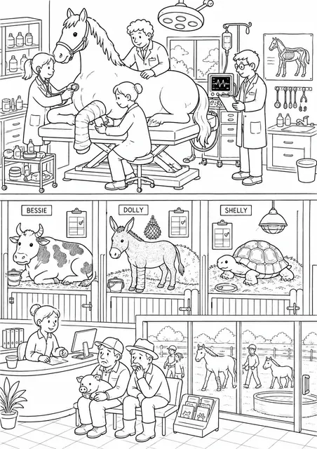 The Large Animal Clinic in Cross-Section