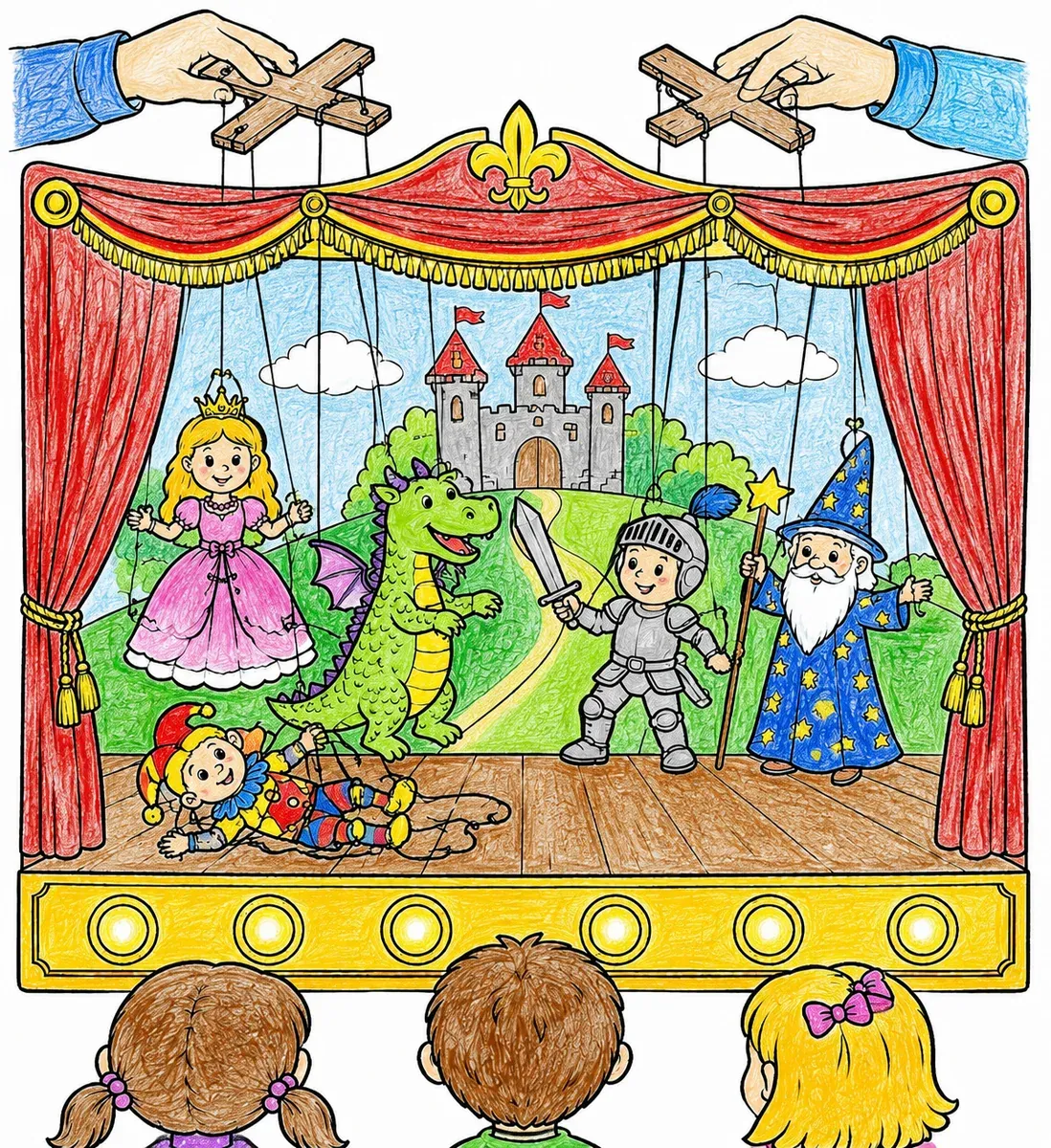 Die Marionetten-Theater-Vorstellung