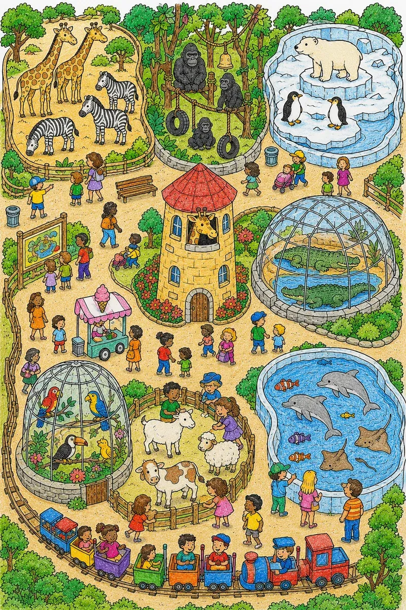 Der Zoo von oben
