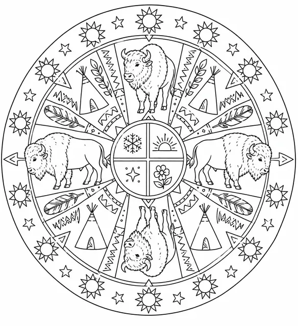 The Buffalo Mandala of the Prairie