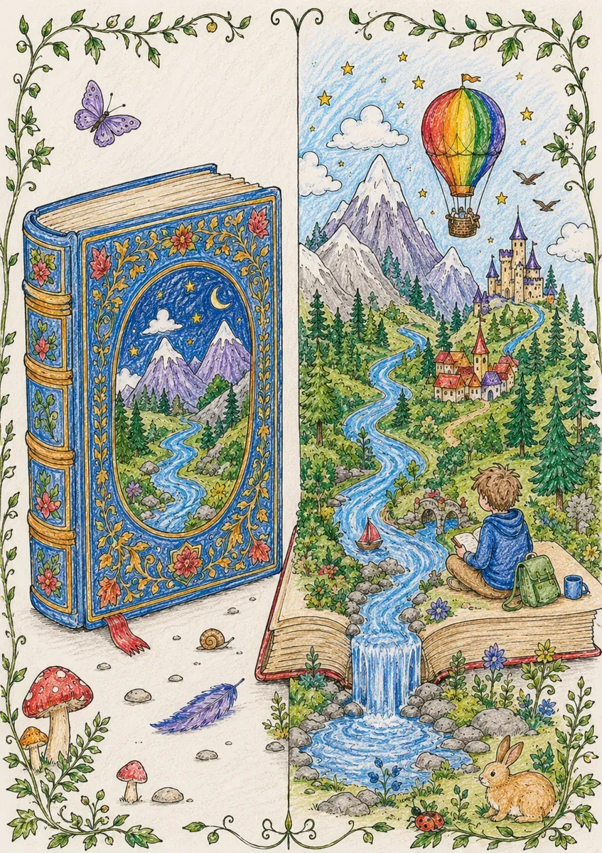 打开就是一个世界的书