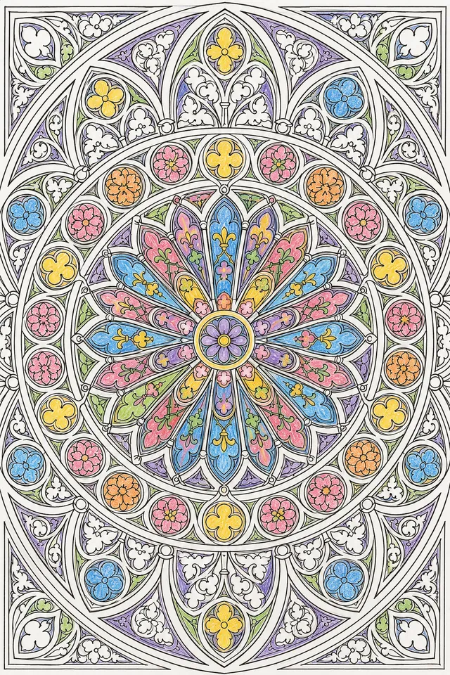 Mandala: Rose Windows of Gothic Cathedrals – This is how it could look