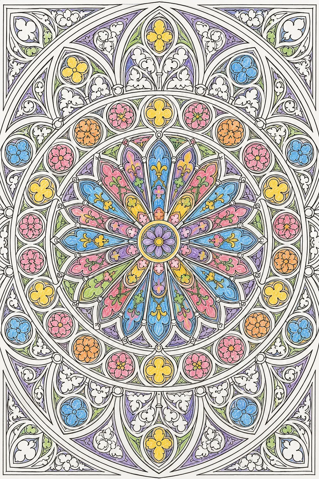 Mandala: Rose Windows of Gothic Cathedrals