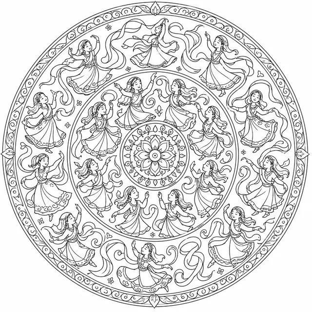 Mandala: Tanz und Bewegung