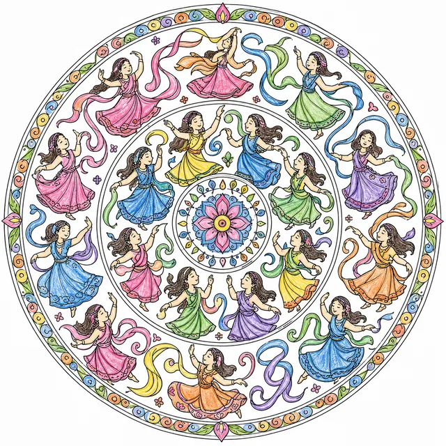 Mandala: Tanz und Bewegung – So könnte es aussehen