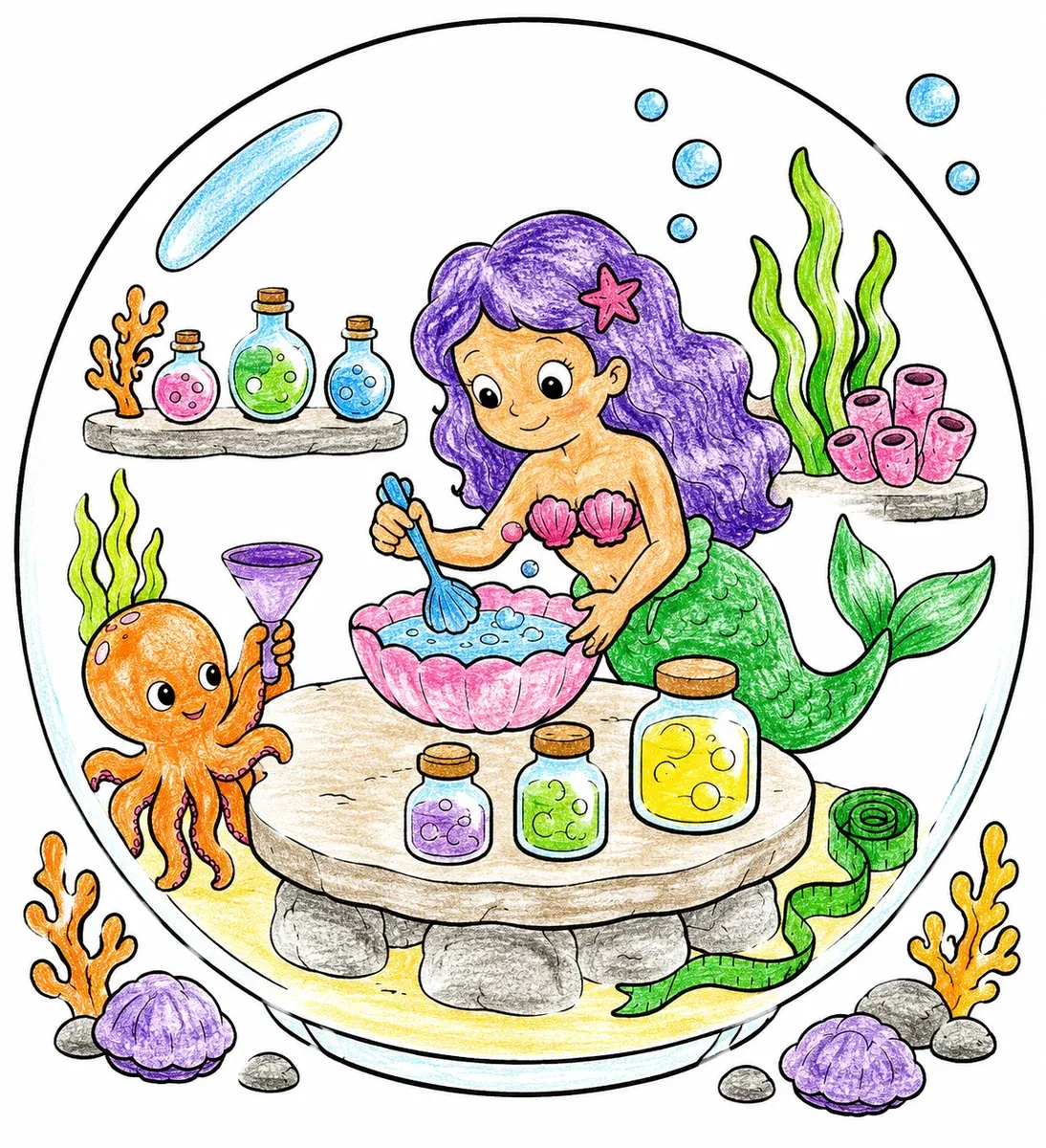 美人鱼泡泡实验室