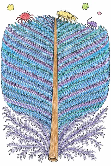 Feather Structure Up Close – This is how it could look