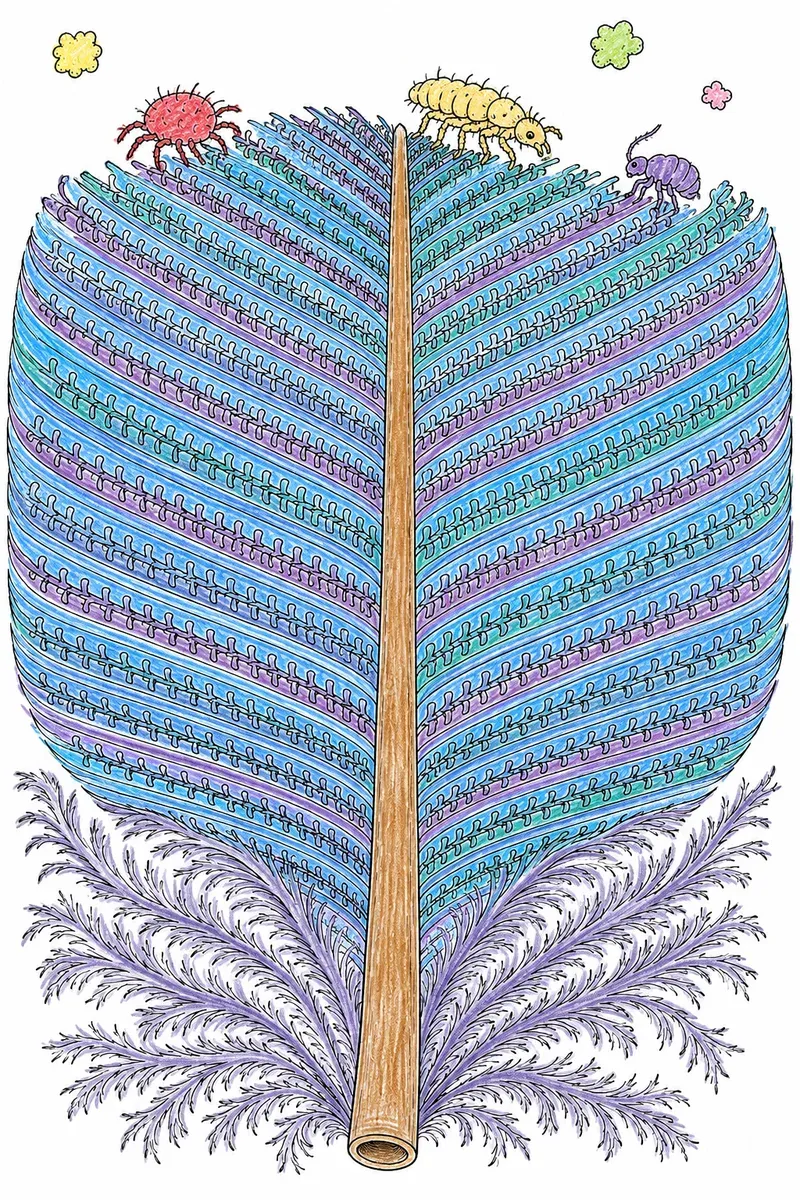 Feather Structure Up Close