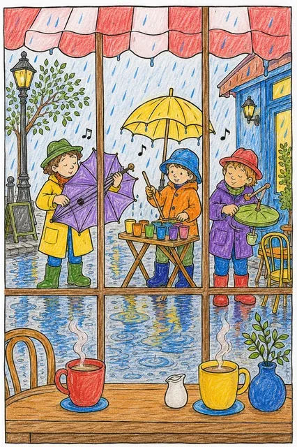 Das Regenschirmkonzert – So könnte es aussehen