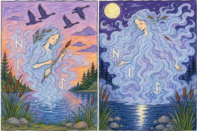 Die Nebelfee — Abend und Mitternacht – So könnte es aussehen